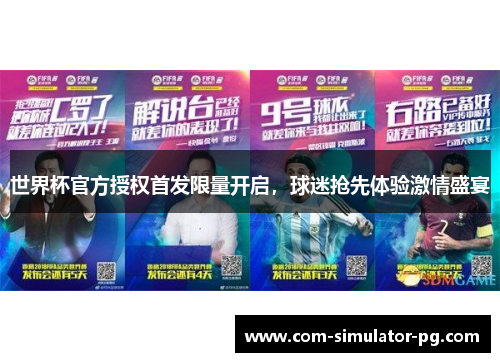 世界杯官方授权首发限量开启,球迷抢先体验激情盛宴 世界杯官方授权首发限量开启,球迷抢先体验激情盛宴